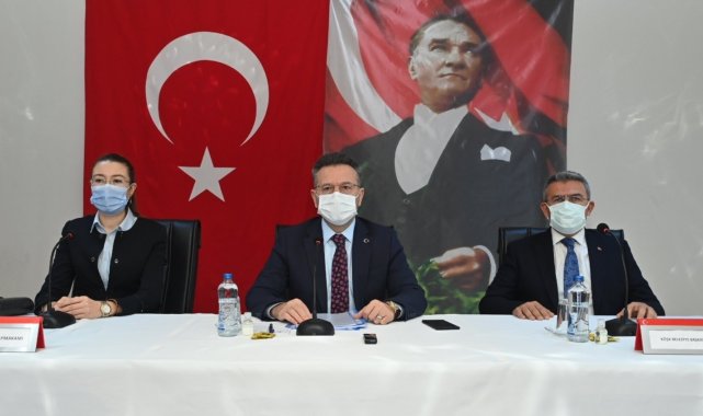 Vali Aksoy, Köşklü muhtarlar ile bir araya geldi