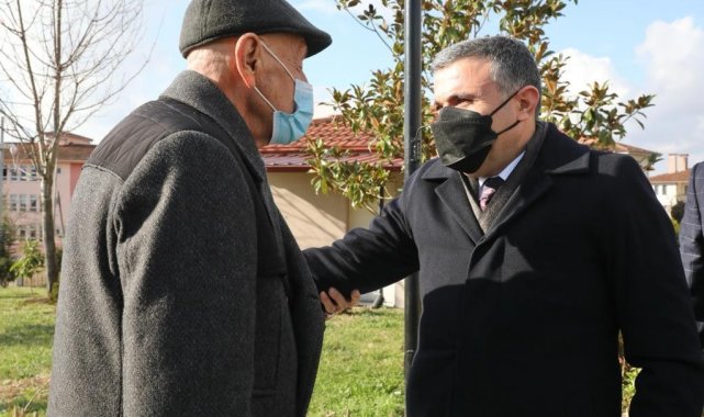 Vali Atay, huzurevini ziyaret etti