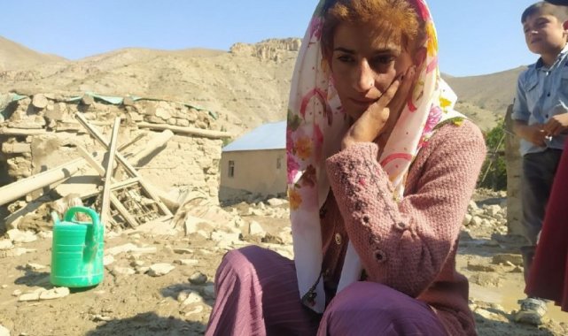 Vali Bilmez, selden kurtulan Kader'i yeni evinde ziyaret etti