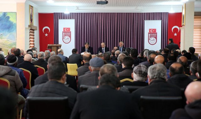 Vali Epcim, muhtarlarla bir araya geldi