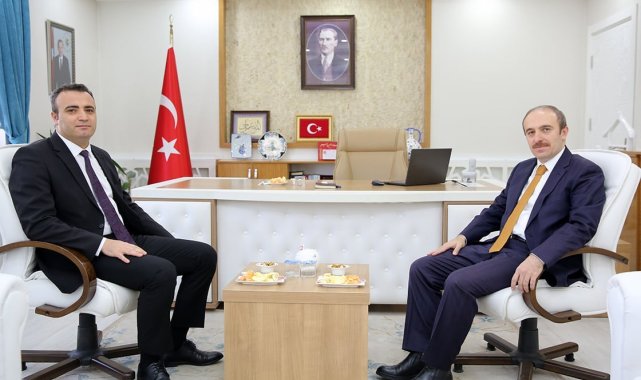 Vali Epcim&#039;den Aydıntepe Kaymakamlığı&#039;na ziyaret