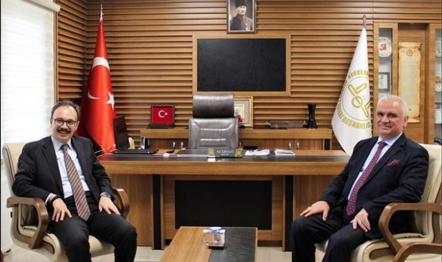 Vali Kızılkaya'dan İl Müftüsü Erhun'a ziyaret