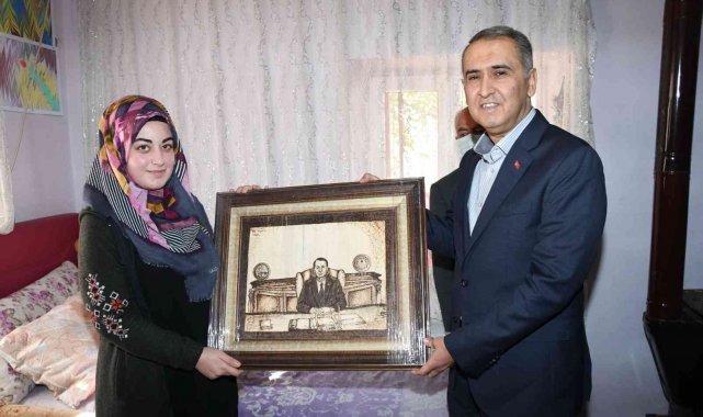 Vali Mahmut Çuhadar'dan özel yeteneğe anlamlı ziyaret