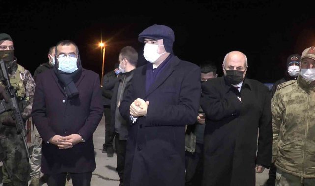 Vali Memiş polis, jandarma ve 112 çalışanlarının yeni yılını kutladı