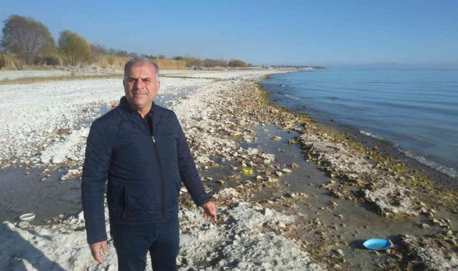 Van Gölü'nün çekilmesiyle mikrobiyalitler ortaya çıktı