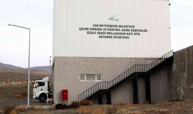 Van'da aktarma istasyonlarında günde 210 ton çöp toplanıyor