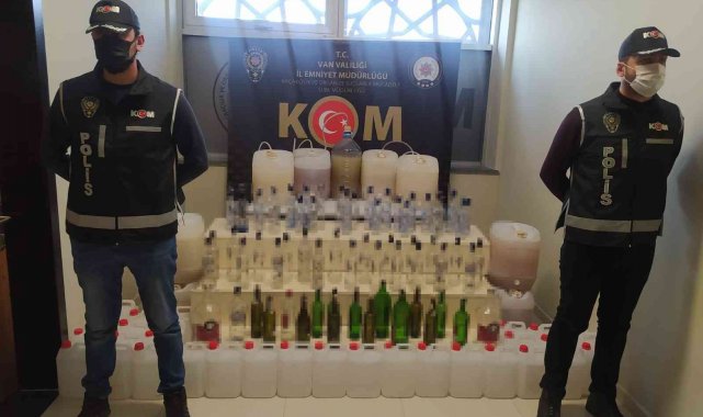 Van'da yılbaşı öncesi sahte içki operasyonu