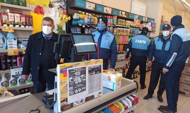 Van'ın Çaldıran Belediyesi marketlere yönelik fiyat denetimi yaptı