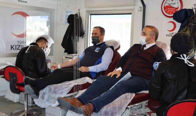 VEDAŞ çalışanlarından kan bağışı