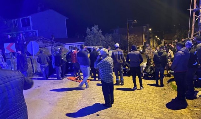 Virajı alamayan cip bahçe duvarına girdi, o anlar güvenlik kamerasına yansıdı