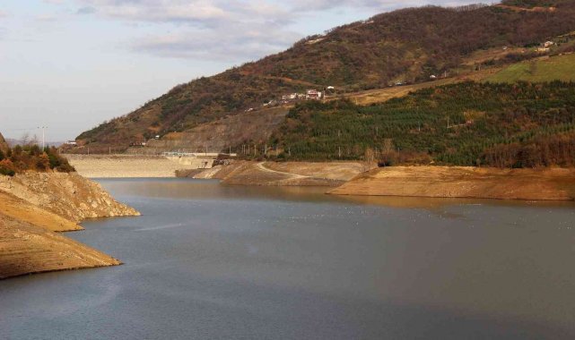 Yağış sonrası Yuvacık Barajında su seviyesi yükselmeye başladı