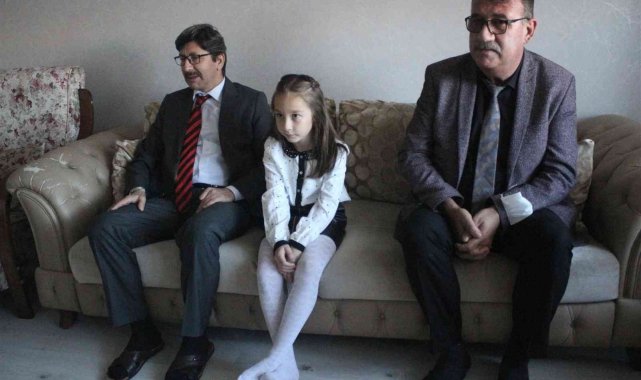 Yalçın ve kurum müdürleri velileri evinde ziyaret etmeye başladı