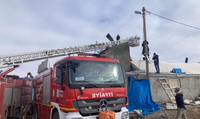 Yangına erken müdahale faciayı önledi