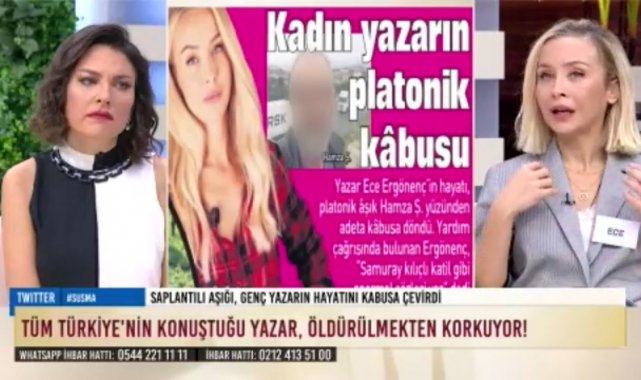 Yazar Ece Ergönenç'in sapık kabusu