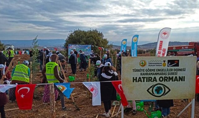 Yeşil gözüm hatıra ormanı açıldı