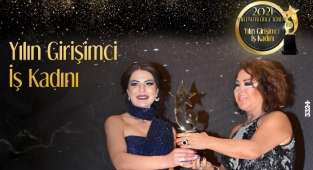 Yeter, yılın girişimci iş kadını seçildi.