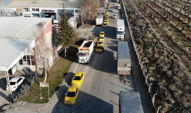 Yılbaşı zammı için 'Sarı kuyruk' havadan görüntülendi