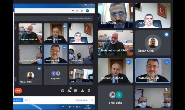 Yönetimin Gözden Geçirilmesi toplantısı Rektör Çamsarı başkanlığında yapıldı