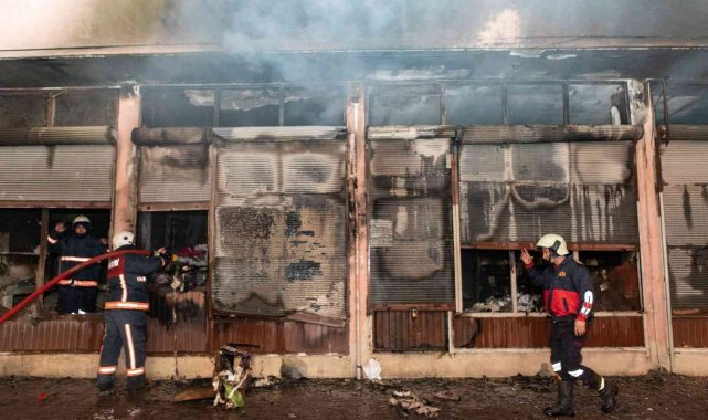 Yorgancıdaki yangın itfaiye ekiplerince söndürüldü