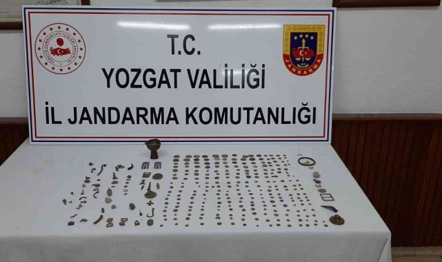 Yozgat'ta 325 parça tarihi eser ele geçirildi