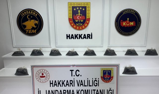 Yüksekova'da 10 kilo 750 gram eroin ele geçirildi