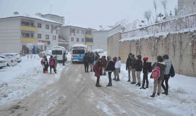 Yüksekova'da kar tatili