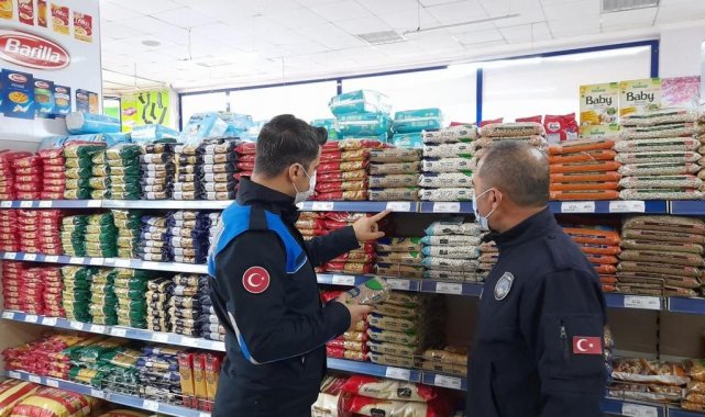 Zabıta zincir marketleri denetledi