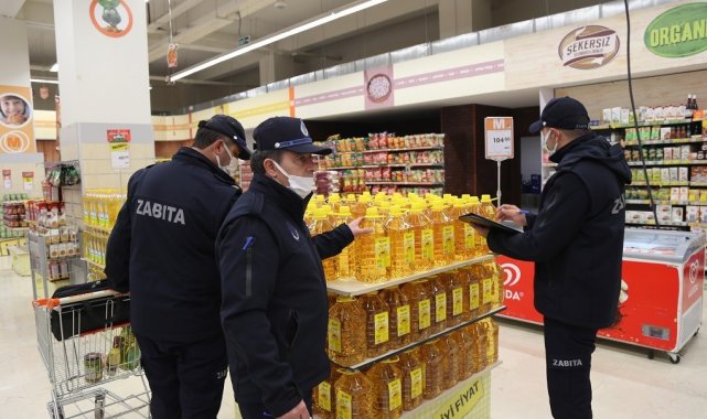 Zabıtadan marketlere fiyat denetimi