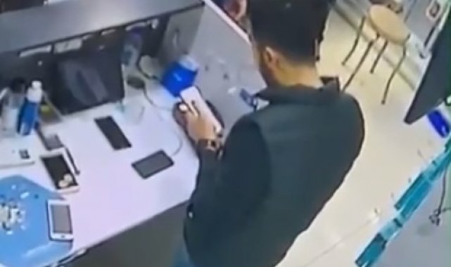 Zeytinburnu'nda çocuk hırsız 23 bin liralık cep telefonunu böyle çaldı