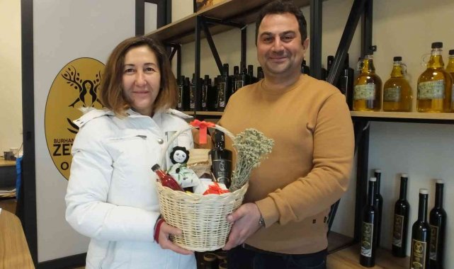Zeytinyağı yılbaşı hediye sepetine girdi