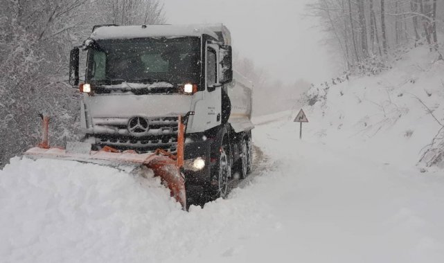 Zonguldak'ta 147 köy ulaşıma kapandı