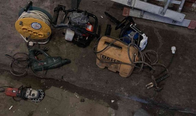 10 bin lira değerinde inşaat malzemesi çalan şüpheli tutuklandı