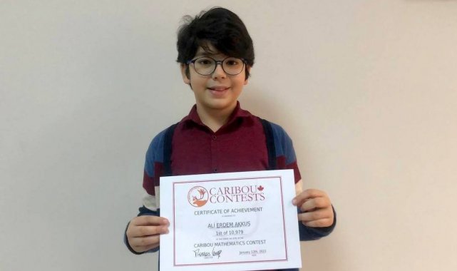 11 yaşında matematik yarışmasında dünya birincisi oldu
