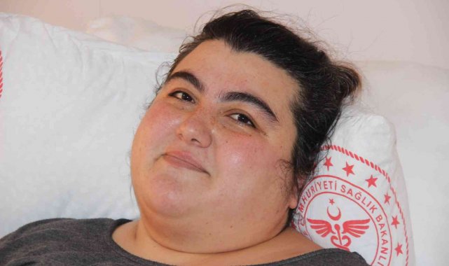 132 kiloydu, hayaline kamu hastanesinde kavuştu