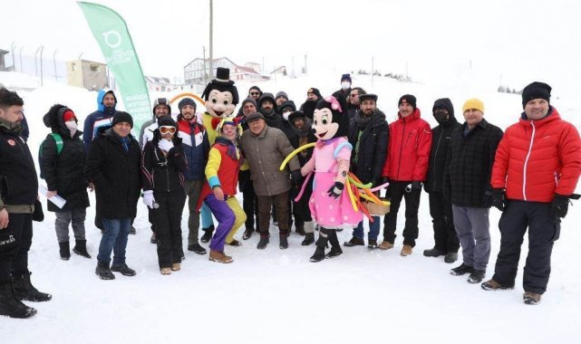 2 bin rakımlı yaylada kış festivali