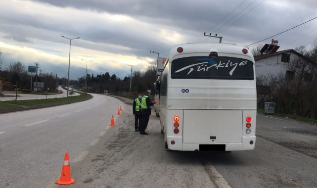 20 araç sürücüsüne 29 bin TL ceza kesildi