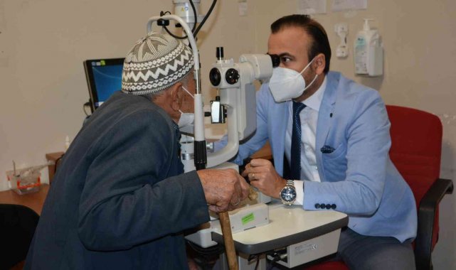 20 yıldır görmeyen gözü PAÜ Hastanesinde açıldı