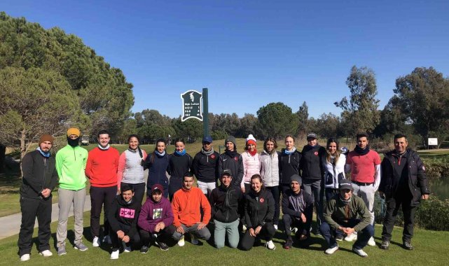 2022 TGF Golf Milli Takım aday kadro kış kampı başladı