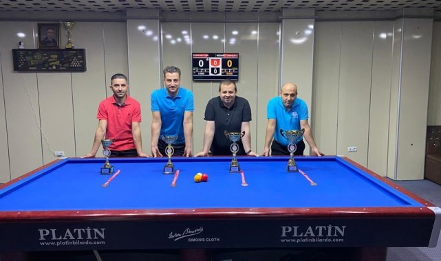 3 Bant Bilardo İl Birinciliği tamamlandı