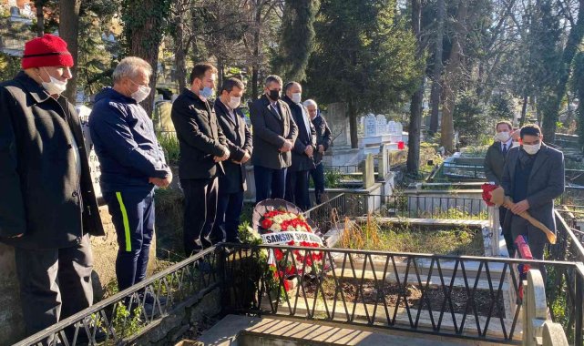 33. yıl önce kazada ölen Samsunsporlu futbolcu Badalıoğlu dualarla anıldı