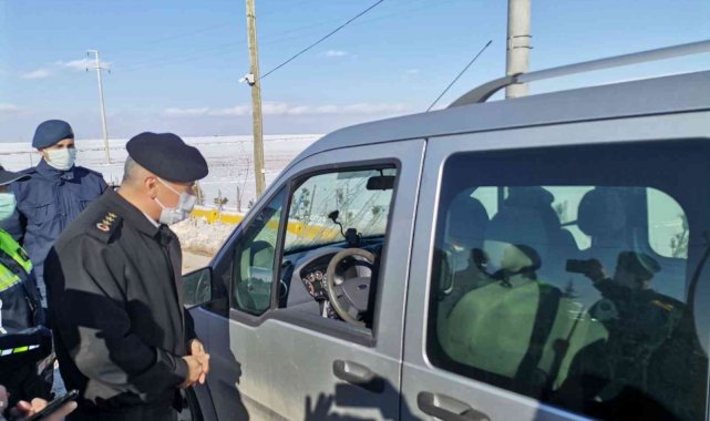 'Kış Tedbirleri' denetimi jandarma ekiplerince gerçekleştirildi
