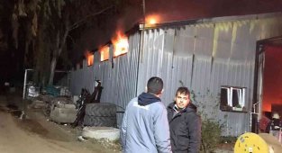 5 yıldızlı otelin marangoz atölyesi alevlere teslim oldu