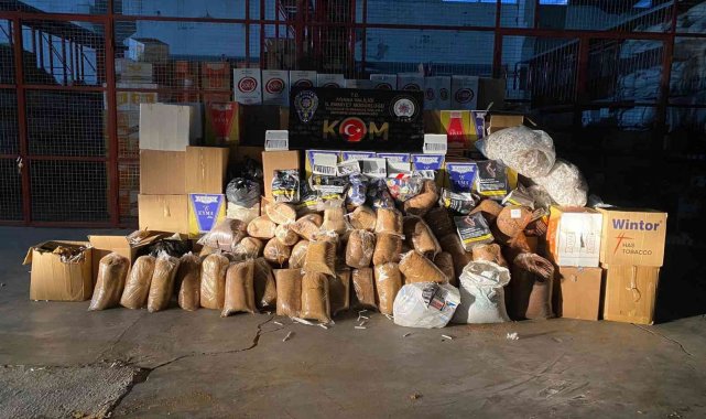 Adana&#039;da 1 milyon 580 bin kaçak makaron ele geçirildi