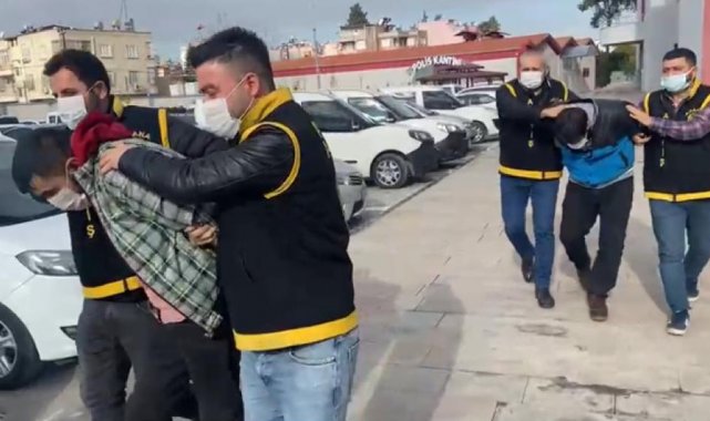 Adana'da 10 ayrı hırsızlık olayının zanlıları yakalandı