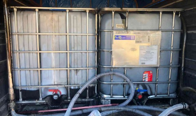 Adana'da bin 540 litre kaçak akaryakıt ele geçirildi