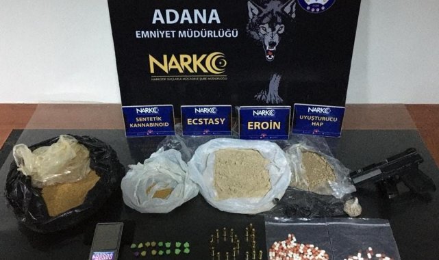 Adana'da evinden eroin çıkan zanlı tutuklandı