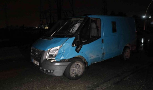 Adana'da panelvanın çarptığı yaya öldü