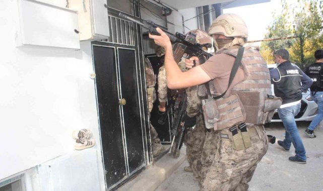 Adıyaman&#039;da, 107 kişi uyuşturucu operasyonlarından tutuklandı