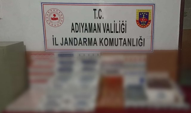 Adıyaman'da 9 bin paket bandrolsüz sigara ele geçirildi