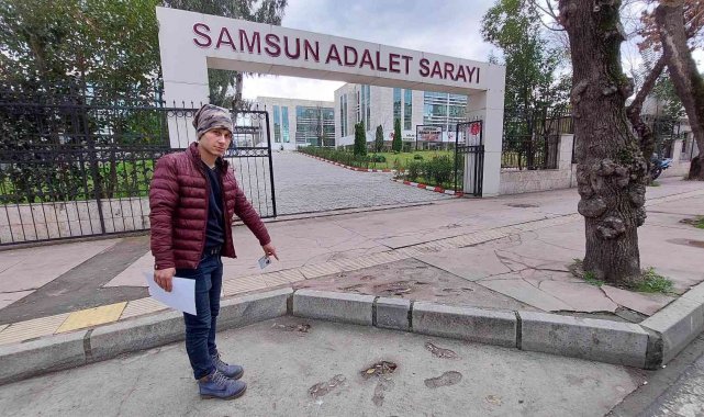 Adliye önünde bisikleti çalındı